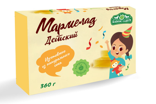 №2 Мармелад  "Детский" белевский 360г   в Можге