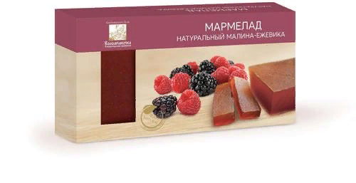  Мармелад пластовый 210г МАЛИНА-ЕЖЕВИКА в Можге