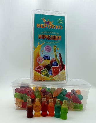  Жевательный мармелад Бутылочки, 250г      в Можге
